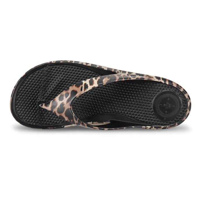 totes® SOLBOUNCE Ladies Toe Post Animal Print Extra Image 4